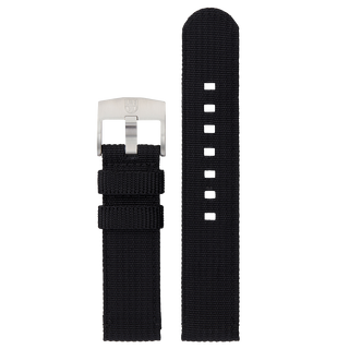 Luminox Webbing Textile Watch Strap - Black 22mm