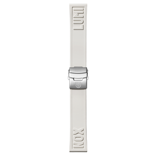 FPX.2406.10Q.K Luminox Genuine Rubber Strap - White 24 mm