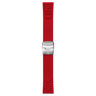 Luminox Genuine Rubber Strap - Red 24mm