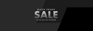 Black Friday - 40% Off