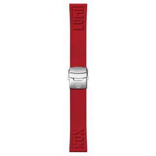 FPX.2406.31Q.K Luminox Genuine Rubber Strap - Red 24mm