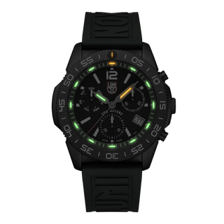 Pacific Diver Chronograph, 3140 Series Green 44mm Watch - XS.3147
