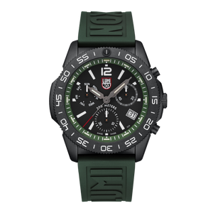 Pacific Diver Chronograph, 3140 Series Green 44mm Watch - XS.3147