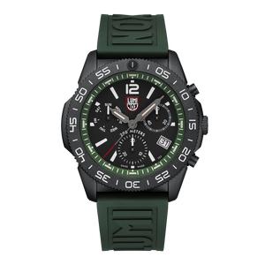 Pacific Diver Chronograph, 3140 Series Green 44mm Watch - XS.3147