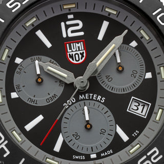 Pacific Diver Chronograph, 3140 Series Grey 44mm Watch - XS.3148