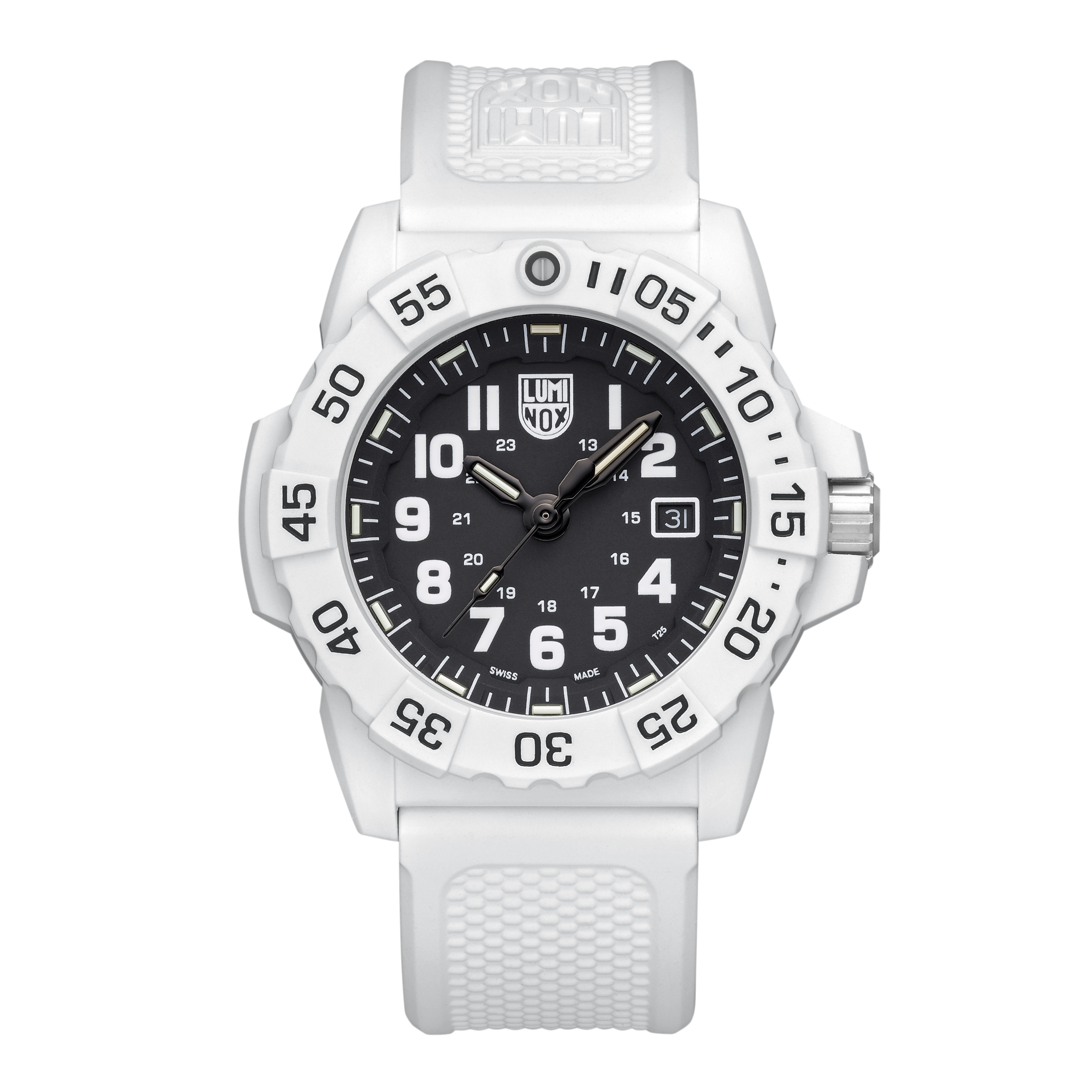 【ぱとらっしゅ】Luminox 3507 White out Luminox NAVY SEAL Arctic Whiteout 45mm Watch - XS.3507.WB