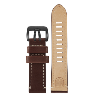 Luminox Genuine Leather Watch Strap - Brown 23mm