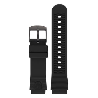 FPX.1901.21B.K Luminox Sea Turtle Rubber Watch Strap - Black 19mm