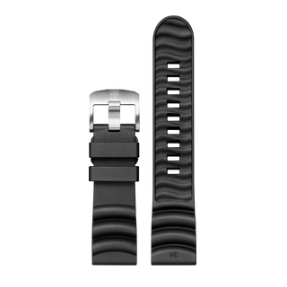 Luminox Rubber Watch Strap - Black 24mm