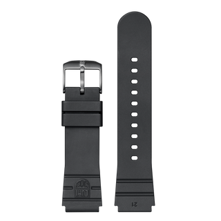 Luminox Navy Seal Rubber Watch Strap - Black 21mm