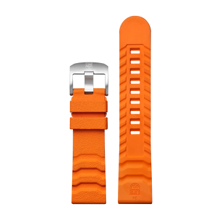 Luminox Rubber Watch Strap - Orange 24mm