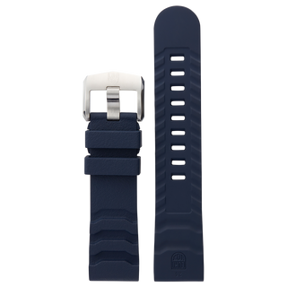 Luminox Navy Seal Rubber Watch Strap - Dark Blue 24mm