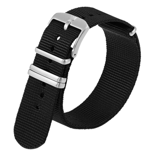 Luminox Webbing Nylon Watch Strap - Black 22mm